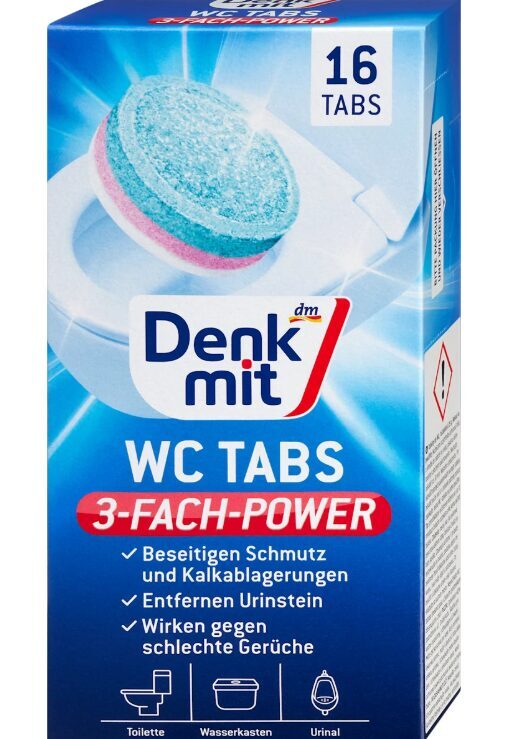 Denkmit WC  tīrīšanas tabletes 16 gab.